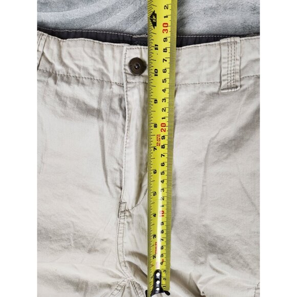 B.C. Clothing Original Cargo Shorts Men's Size 36 Cream/Beige Outdoors Hiking - Picture 13 of 13